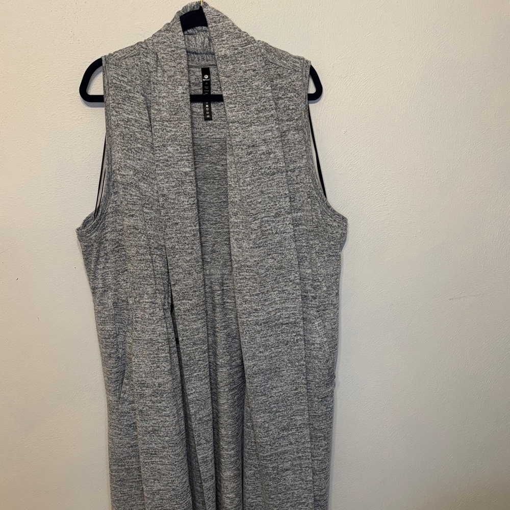 90 Degree By Reflex Heather Gray Cardigan